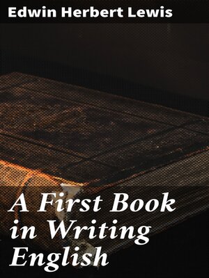 cover image of A First Book in Writing English